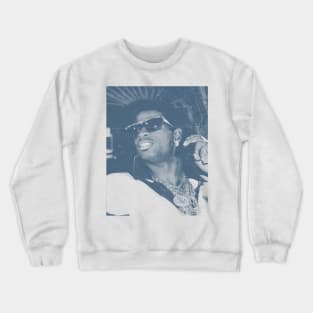 Deion Prime Time - Blue Vintage Color Crewneck Sweatshirt